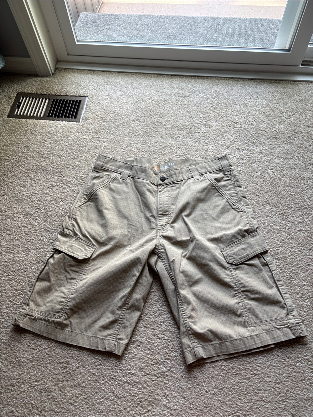 Carhartt Men's Khaki Cargo Shorts